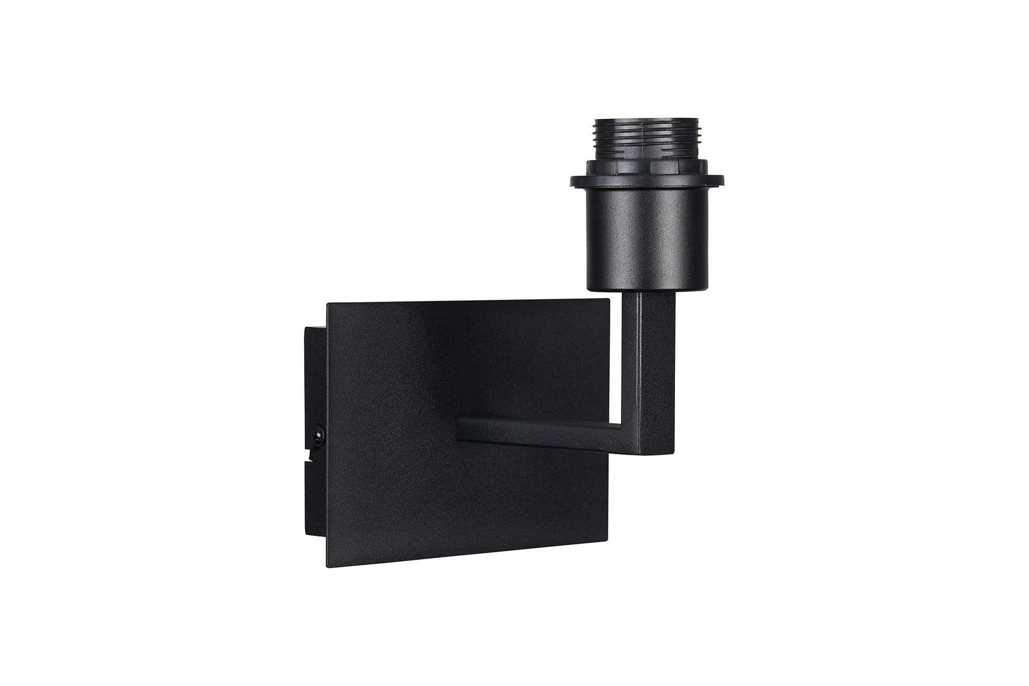 Clara Satin Black Wall Lights Deco Armed Wall Lights